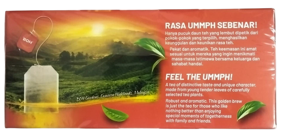 BOH - CAMERON HIGHLANDS TEA BAG DOUBLE CHAMBER 25’S