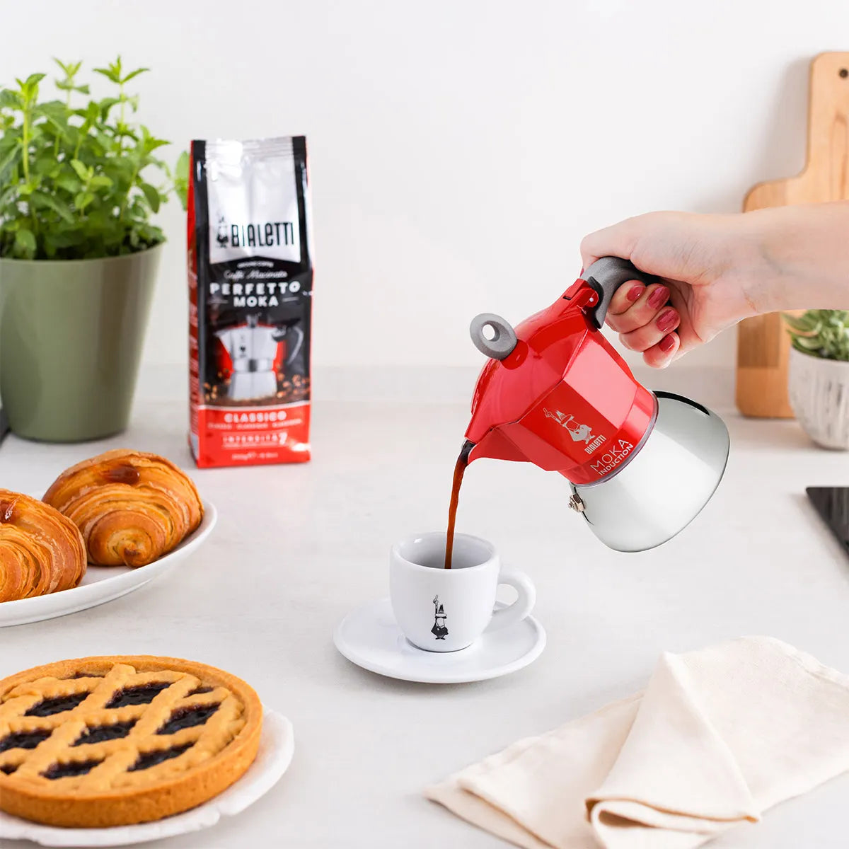 Bialetti Moka Induction - Red