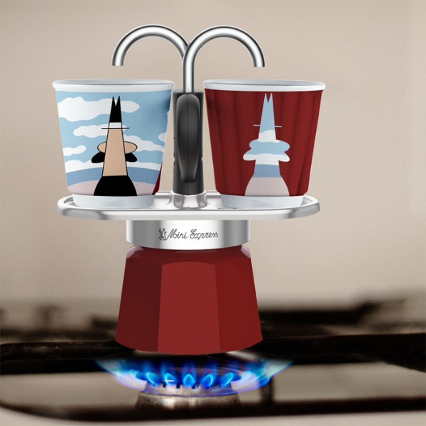 Bialetti Mini Express 2 Cup Magritte