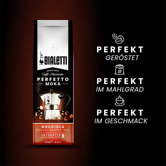 Perfetto Moka Hazelnut 250 gr