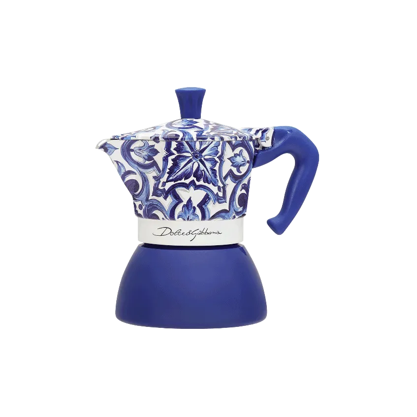 Moka Induction Bialetti Dolce&Gabbana | Mediterranean blue