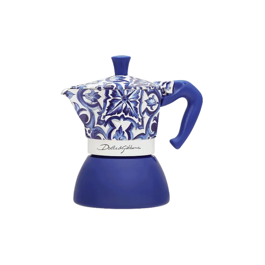 Moka Induction Bialetti Dolce&Gabbana | Mediterranean blue