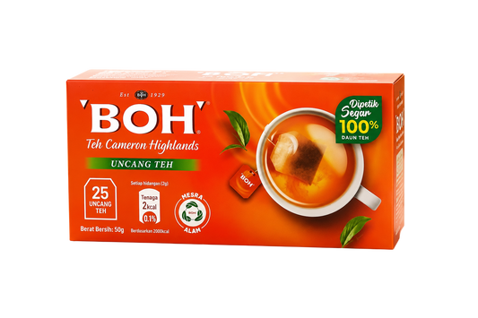 BOH - CAMERON HIGHLANDS TEA BAG DOUBLE CHAMBER 25’S
