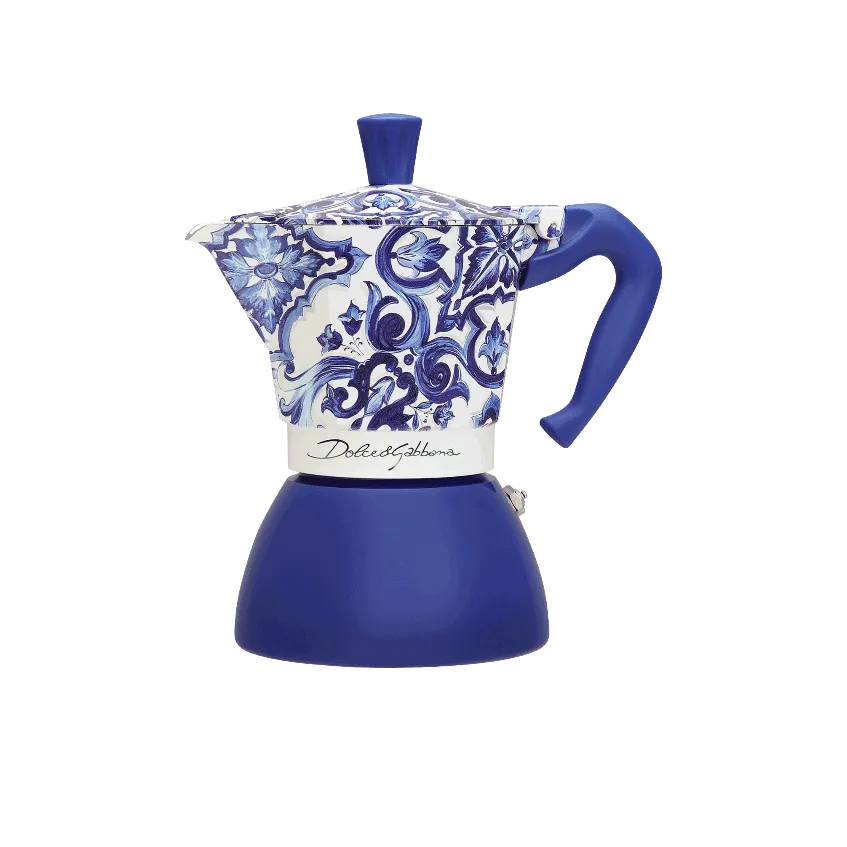Moka Induction Bialetti Dolce&Gabbana | Mediterranean blue