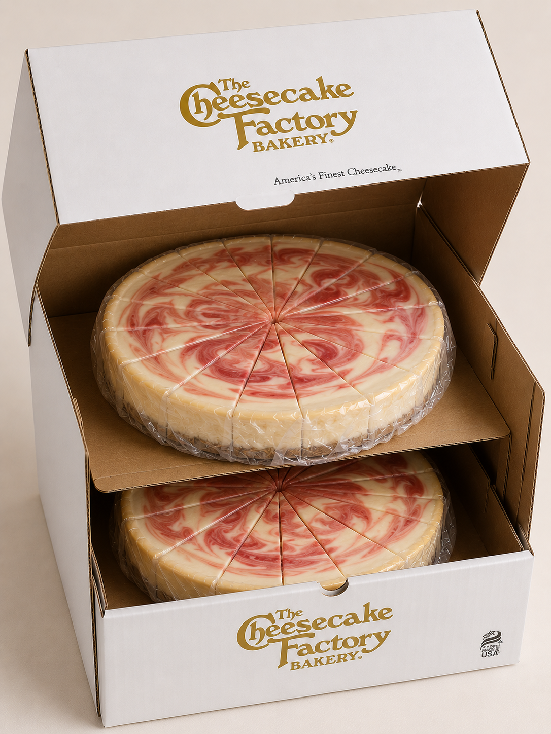 Strawberry Marble  Cheesecake 10”  Bakery 40oz