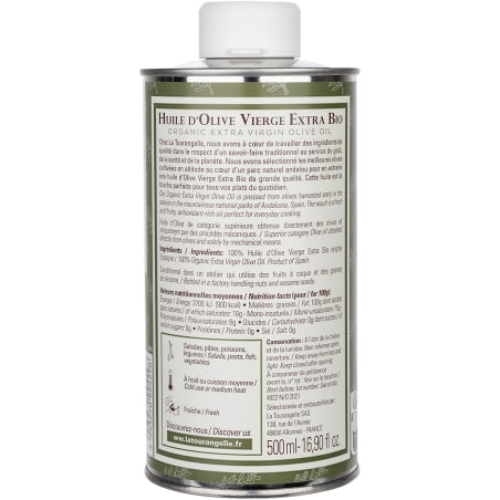 Huile D'Olive Vierge Extra Bio 500ml