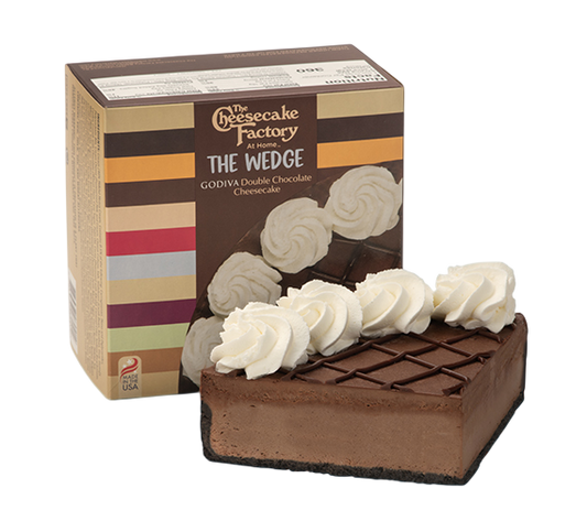 Godiva Double Chocolate Cheesecake Wedge