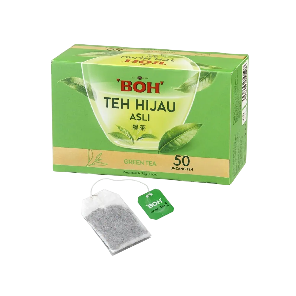 BOH- DOUBLE CHAMBER PURE GREEN TEA   25’S