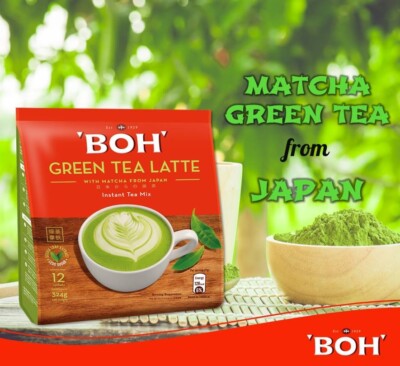 BOH-GREEN TEA LATEE 12’S